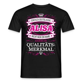 Quality Feature Alisa Simply Top Notch Outfit - Men's T-Shirt - black - Front - AI Model Male 178 light (178cm)