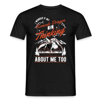 Komodowaran Waran Komododrache - Männer T-Shirt - Schwarz - Vorne - AI Model Male 178 light (178cm)