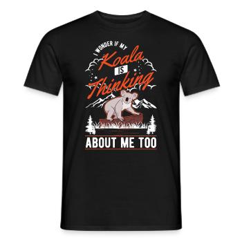 Koala Liebhaber Koalabär - Männer T-Shirt - Schwarz - Vorne - AI Model Male 178 light (178cm)