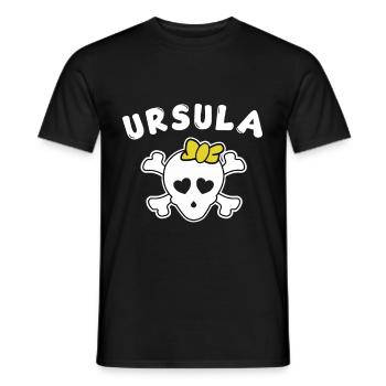 Pirate Ursula Design for Girls and Women - Men's T-Shirt - black - Front - AI Model Male 178 light (178cm)