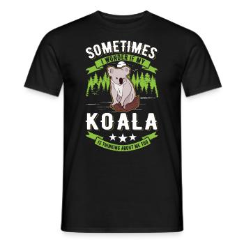 Koala Liebhaber Koalabär - Männer T-Shirt - Schwarz - Vorne - AI Model Male 178 light (178cm)