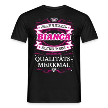 Quality feature Bianca simply first-class outfit - Men's T-Shirt - black - Front - AI Model Male 178 light (178cm)