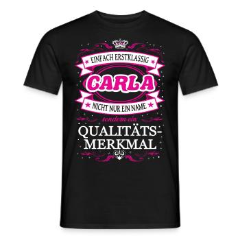 Quality Feature Carla Simply Top Notch Outfit - Men's T-Shirt - black - Front - AI Model Male 178 light (178cm)