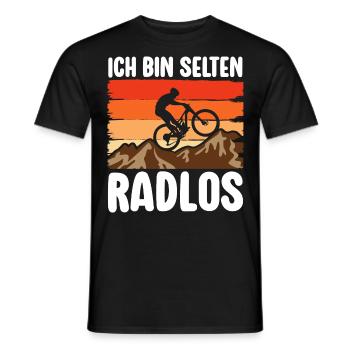 Vélo Disant VTT Vélo de route E-Bike - T-shirt homme - noir - Devant - AI Model Male 178 light (178cm)