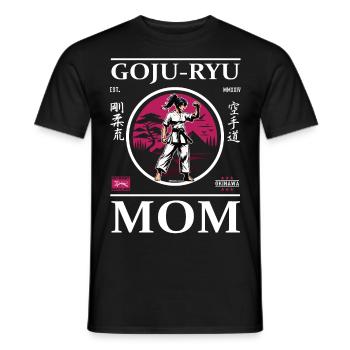 Goju-Ryu Karate Mom - Männer T-Shirt - Schwarz - Vorne - AI Model Male 178 light (178cm)