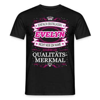Quality Feature Evelyn Simply Top Notch Outfit - Men's T-Shirt - black - Front - AI Model Male 178 light (178cm)