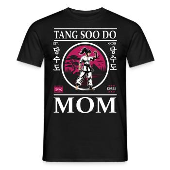Tang Soo Do Mom - Arts Martiaux Mom Design - T-shirt homme - noir - Devant - AI Model Male 178 light (178cm)
