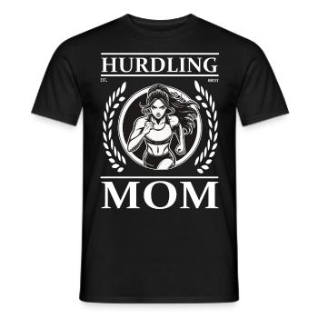 Hurdle Race Mom – Overcome Every Obstacle! - Men's T-Shirt - black - Front - AI Model Male 178 light (178cm)
