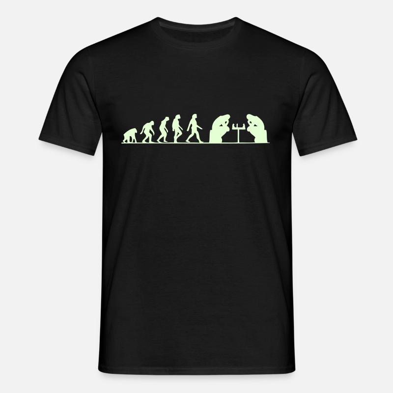 evolution failure - Men's T-Shirt - black