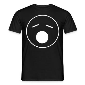 Emoji Skizze gänen weiß - Männer T-Shirt - Schwarz - Vorne - AI Model Male 178 light (178cm)