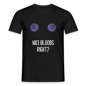 Nice Bloobs right? Halloween Costume - Männer T-Shirt - Schwarz - Vorne - AI Model Male 178 light (178cm)
