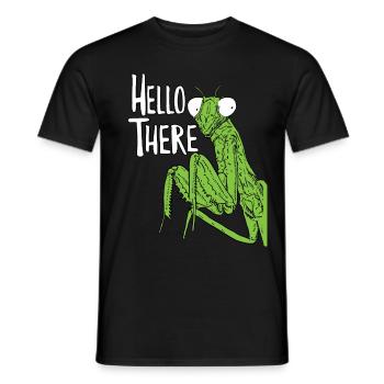 Insect Enthusiast Holy Ninja Praying Mantis Lover - Men's T-Shirt - black - Front - AI Model Male 178 light (178cm)