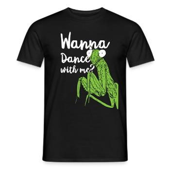 Insect Enthusiast Praying Mantis Lover - Männer T-Shirt - Schwarz - Vorne - AI Model Male 178 light (178cm)