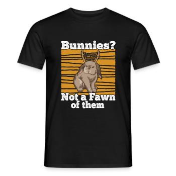 Jackalope Christmas Design - Men's T-Shirt - black - Front - AI Model Male 178 light (178cm)