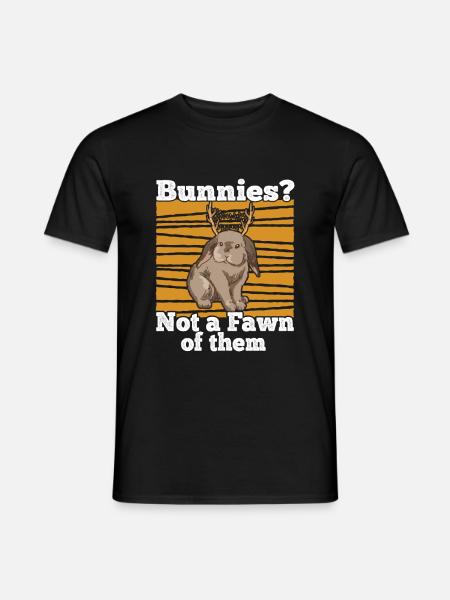 Jackalope Christmas Design - Men's T-Shirt - black