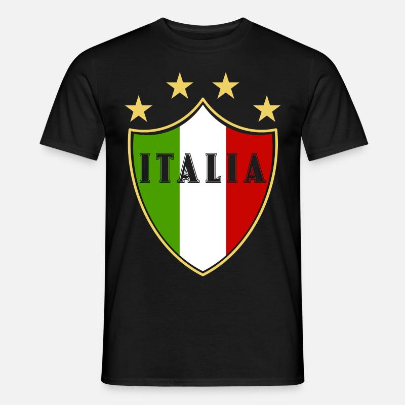 Italia fun - Männer T-Shirt - Schwarz