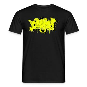 Cyrograff Nr. 8 - Männer T-Shirt - Schwarz - Vorne - AI Model Male 178 light (178cm)