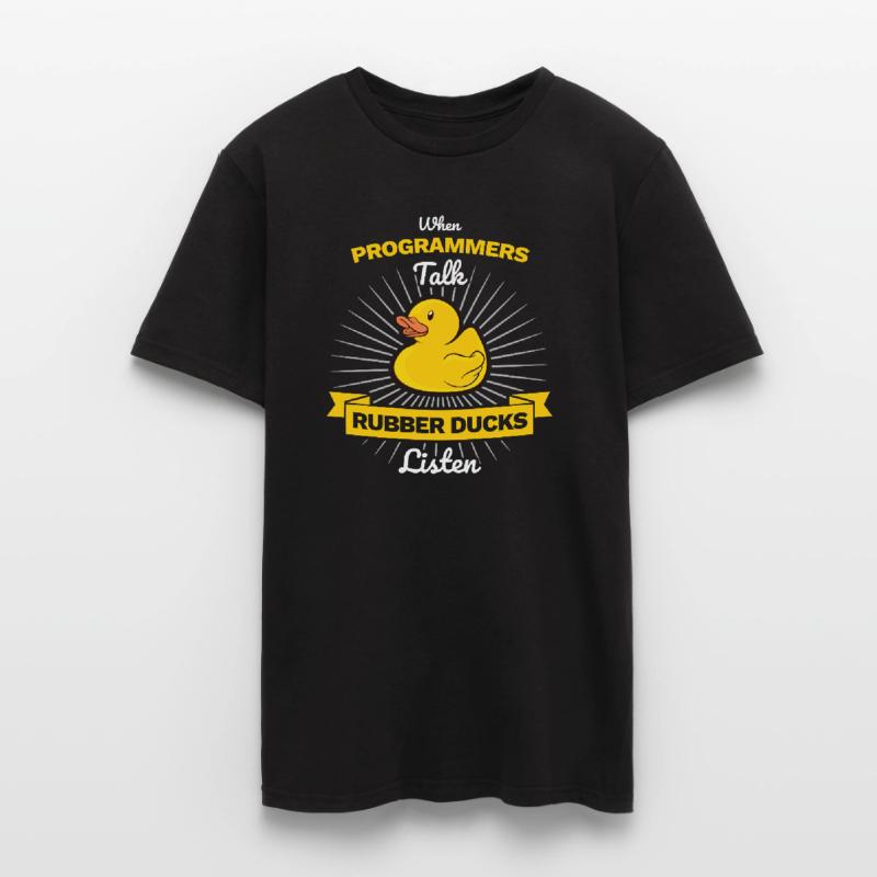 Programmer rubber duck debug Men's T-Shirt