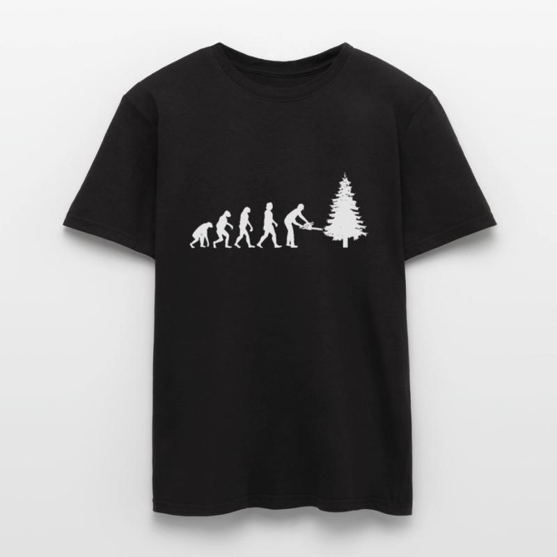 Tronçonneuse à tronçonneuse Evolution T-shirt homme