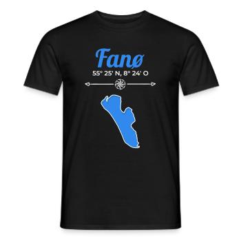 Fanö Danemark coordonne ses vacances - T-shirt homme - noir - Devant - AI Model Male 178 light (178cm)