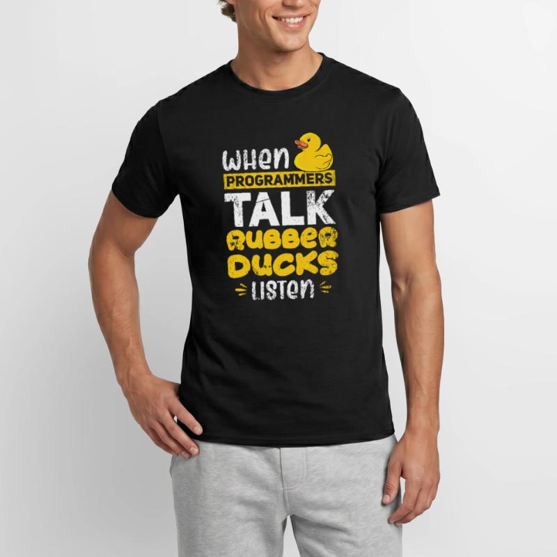 Programming Duck developer duck rubber duck Men's T-Shirt
