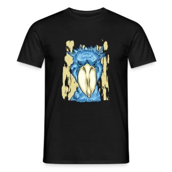 Shoebill bird gift - Men's T-Shirt - black - Front - AI Model Male 178 light (178cm)