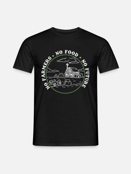 Landwirt Spruch Traktor Traktorfahrer Bauer Gesche - Männer T-Shirt - Schwarz