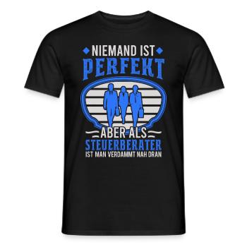 Steuerberater Finanzen Steuern Buchhaltung - Männer T-Shirt - Schwarz - Vorne - AI Model Male 178 light (178cm)