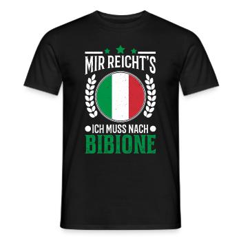 Mir reichts Ich muss nach Bibione Urlaub Geschenk - Männer T-Shirt - Schwarz - Vorne - AI Model Male 178 light (178cm)