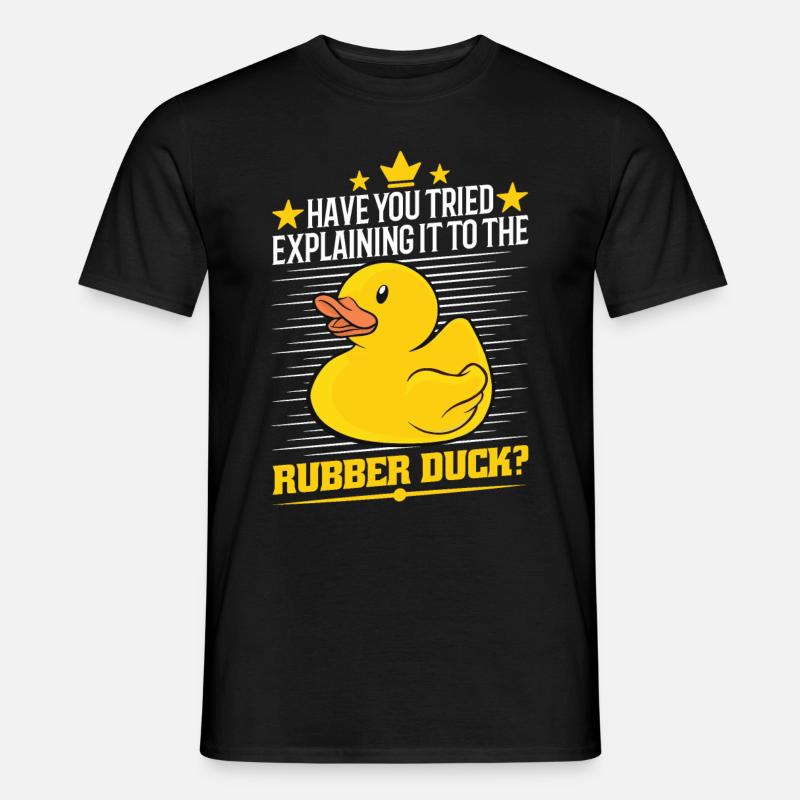Développeur Programmeur Programmation Duck - T-shirt homme - noir