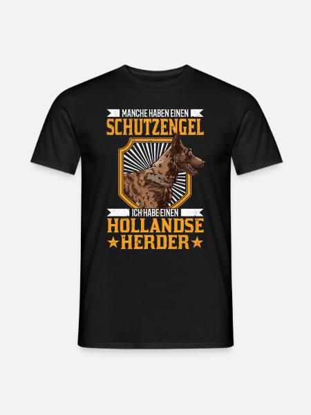 Hollandse Herder Spruch Holländischer Schäferhund - Männer T-Shirt - Schwarz