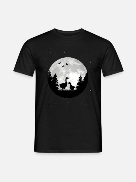 Goose Moon Goose Goose BreederGift - Men's T-Shirt - black