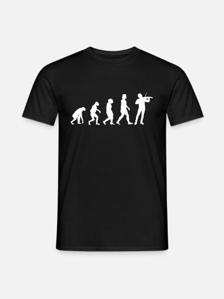 Geiger Evolution Violon violon violon violon - T-shirt homme - noir