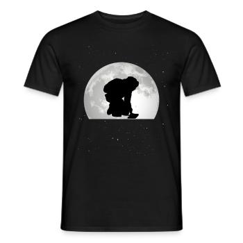 Welder Moon Welder Gift - Men's T-Shirt - black - Front - AI Model Male 178 light (178cm)