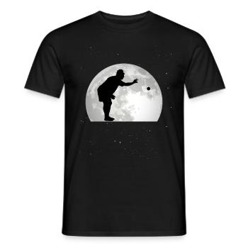 Boccia Lune Pétanque Pétanque - T-shirt homme - noir - Devant - AI Model Male 178 light (178cm)