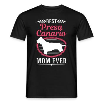 Best Presa Canario Mom Ever Dogo Canario - Männer T-Shirt - Schwarz - Vorne - AI Model Male 178 light (178cm)
