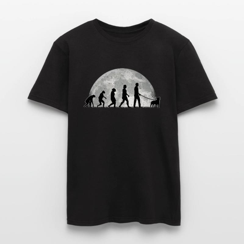 Parson Russell Terrier Evolution Moon Men’s T-shirt