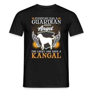 Kangal Guardian Angel Chien de berger anatolien - T-shirt homme - noir - Devant - AI Model Male 178 light (178cm)