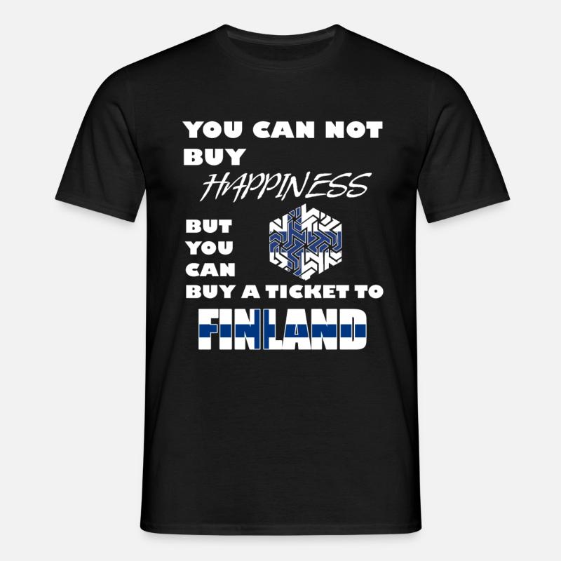 finland - Men's T-Shirt - black