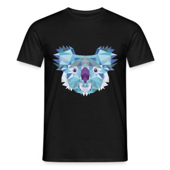 Koala - Männer T-Shirt - Schwarz - Vorne - AI Model Male 178 light (178cm)
