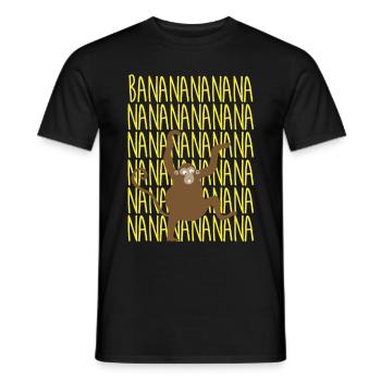 Gorilla animal - Men's T-Shirt - black - Front - AI Model Male 178 light (178cm)