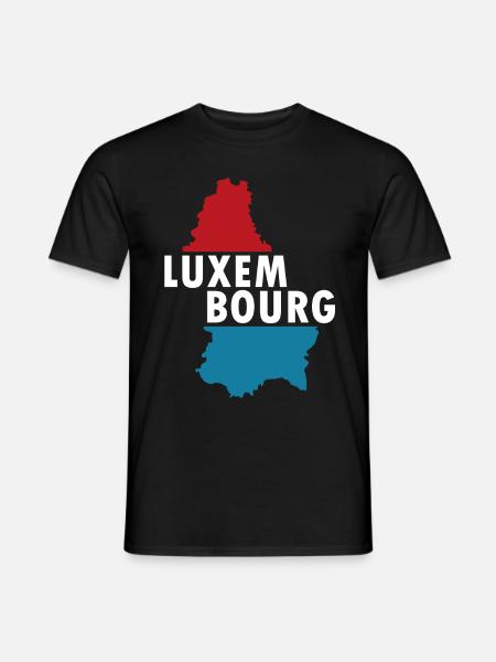 Luxemburg - Männer T-Shirt - Schwarz