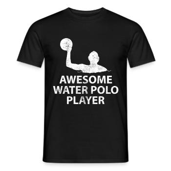 water polo - T-shirt homme - noir - Devant - AI Model Male 178 light (178cm)