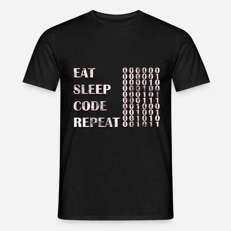 computer programmierer - Männer T-Shirt - Schwarz