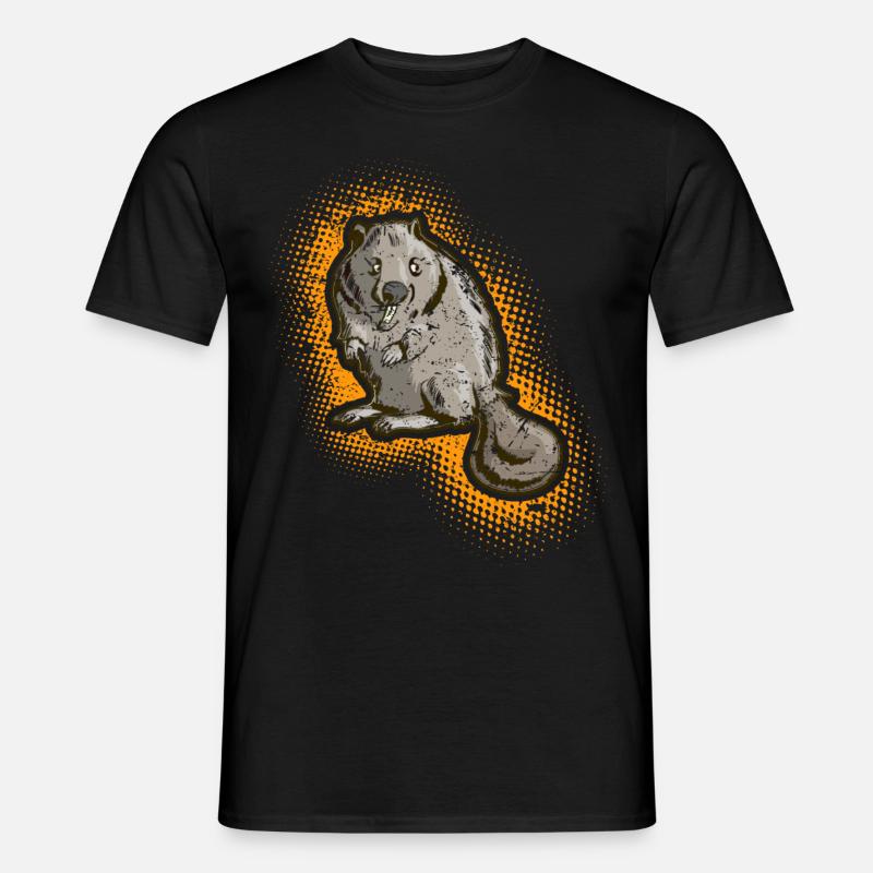 Bieber - Männer T-Shirt - Schwarz