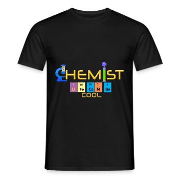 Chimiste - T-shirt homme - noir - Devant - AI Model Male 178 light (178cm)