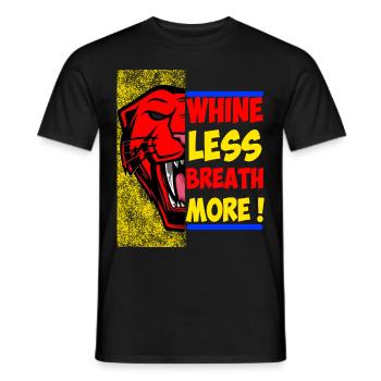 Panther - Männer T-Shirt - Schwarz - Vorne - AI Model Male 178 light (178cm)
