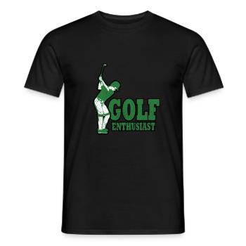 Golf - Golfing - Golfers - Men's T-Shirt - black - Front - AI Model Male 178 light (178cm)