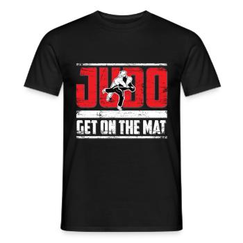 judo - T-shirt homme - noir - Devant - AI Model Male 178 light (178cm)