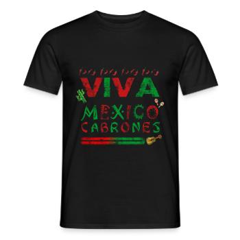 Mexico - Männer T-Shirt - Schwarz - Vorne - AI Model Male 178 light (178cm)